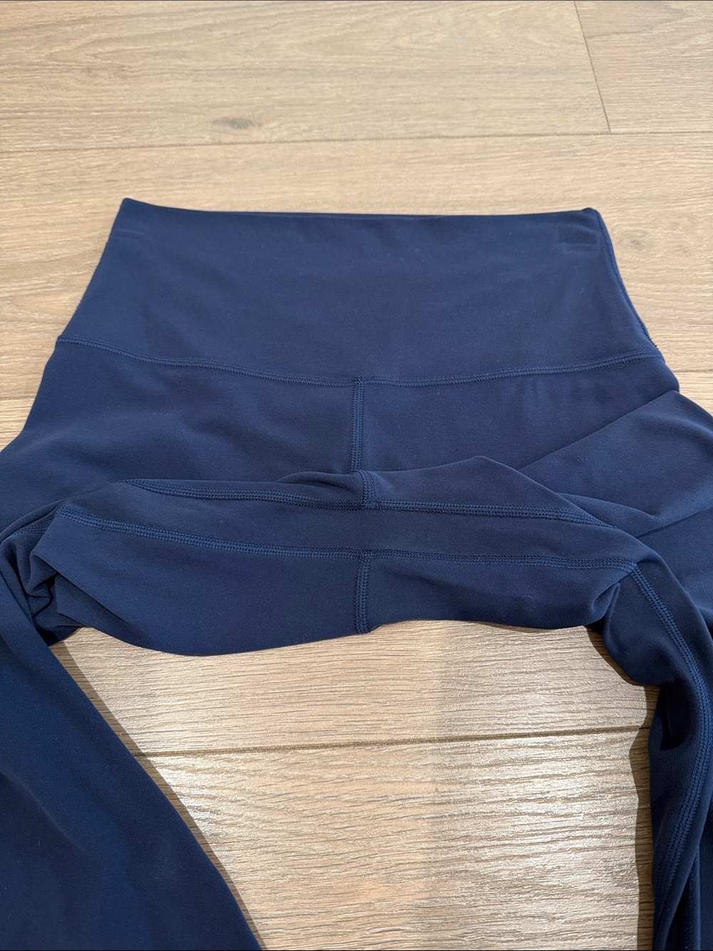 LULULEMON True Navy Align Crop 21” High Rise Active Nulu Workout Leggings Size 6 - Picture 5 of 8